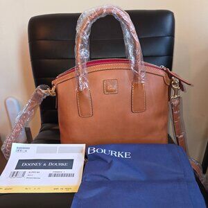 NWT Authentic Dooney & Bourke Domed Satchel bag